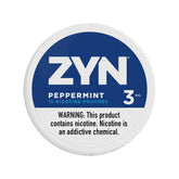 Peppermint Zyn Nicotine Pouches 3mg
