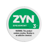 Spearmint Zyn bolsas de nicotina 3mg