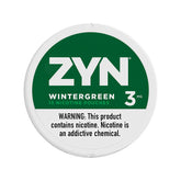 Wintergreen Zyn Bolsas de Nicotina 3mg
