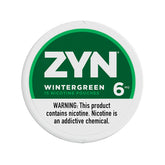 Wintergreen Zyn Bolsas de Nicotina 6mg
