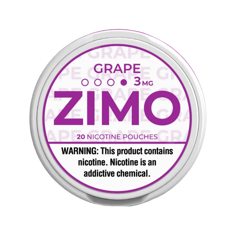 Grape ZIMO Nicotine Pouches 3mg