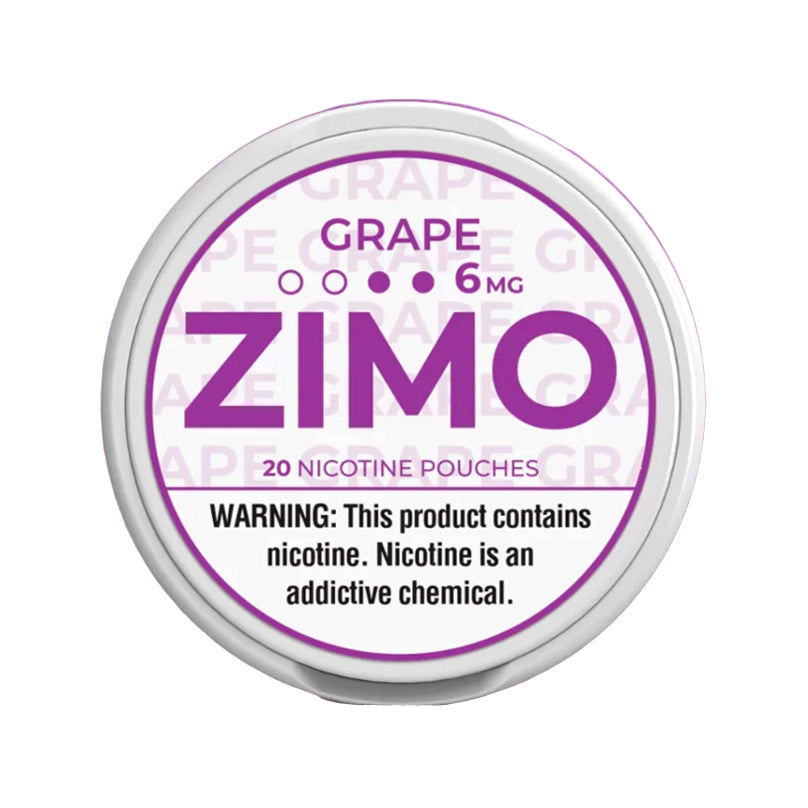 Grape ZIMO Bolsas de Nicotina 6mg