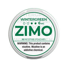 Wintergreen ZIMO Bolsas de Nicotina 6mg