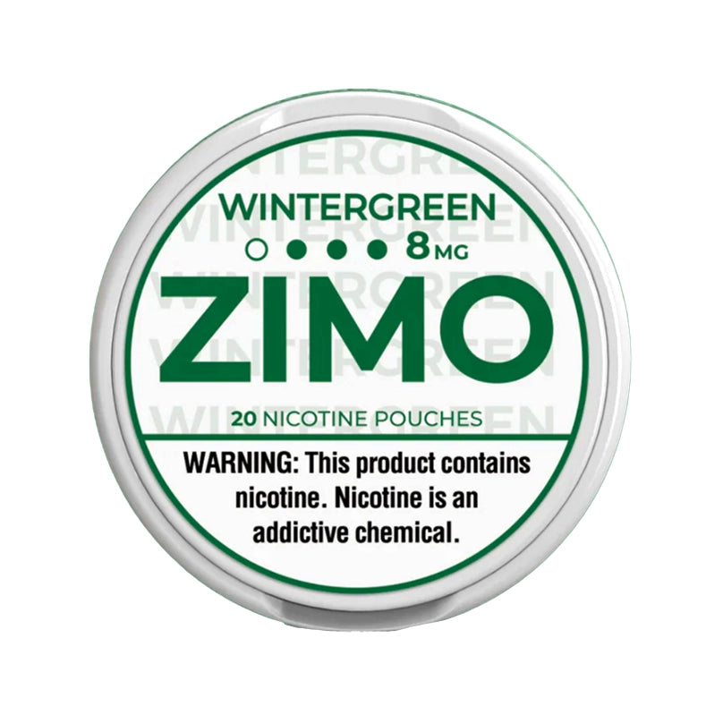 Wintergreen ZIMO Bolsas de Nicotina 8mg