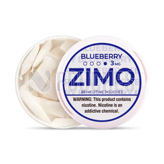 Open Box Blueberry ZIMO Nicotine Pouches 3mg