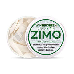 Open Box Wintergreen ZIMO Nicotine Pouches 3mg