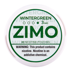 Wintergreen ZIMO Bolsas de Nicotina 3mg