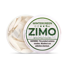 Open Box Wintergreen ZIMO Nicotine Pouches 6mg