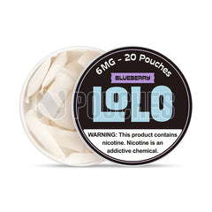 Open Box Blueberry LoLo Nicotine Pouches 6mg