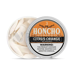 Open Box Citrus Orange Honcho Nicotine Pouches 3mg