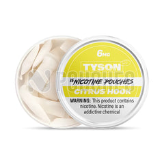 Open Box Citrus Hook Tyson 2.0 Nicotine Pouches 6mg