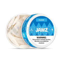 Open Box Clear JAWZ Nicotine Pouches 4mg