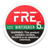 Wintergreen Fre Nicotine Pouches 15mg