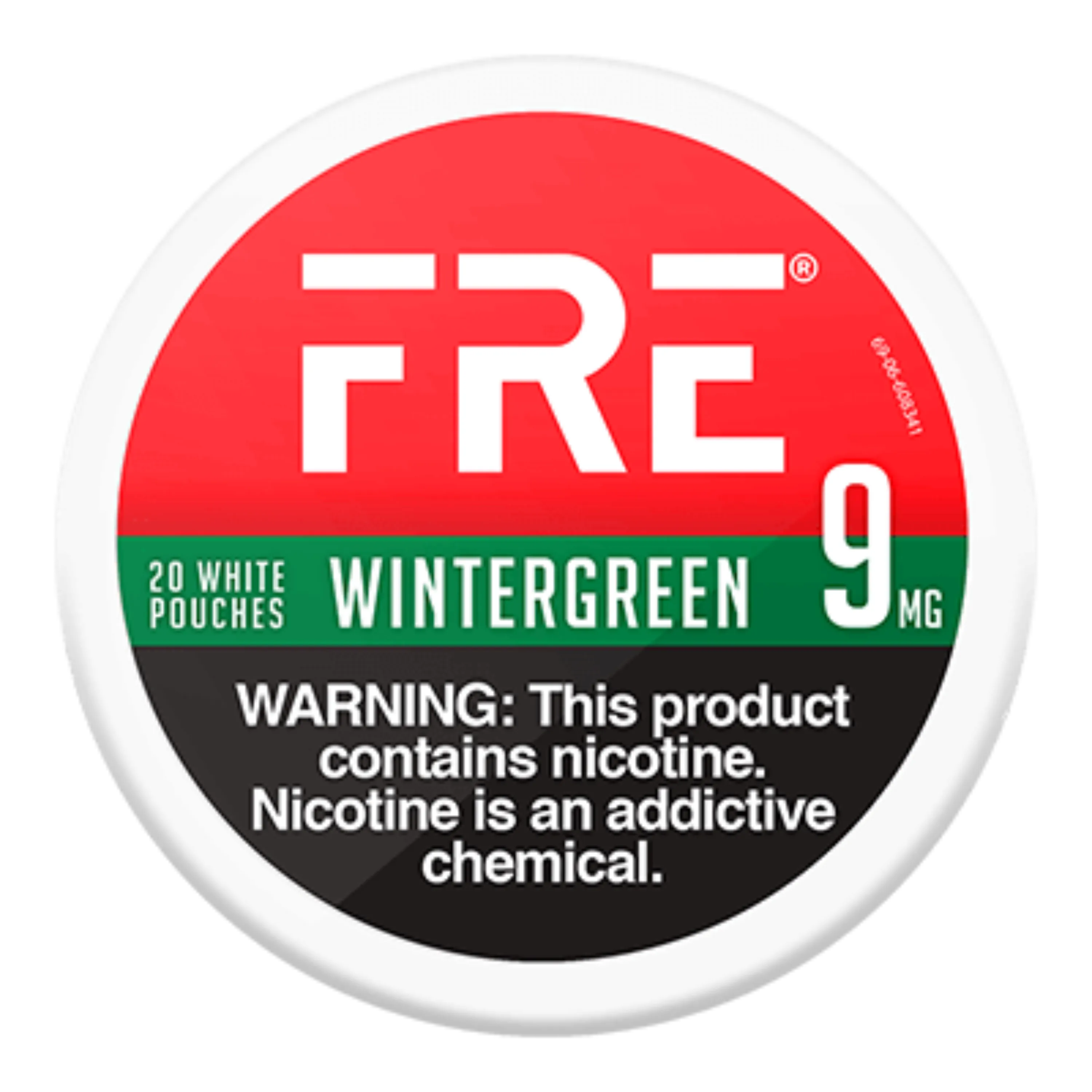 Wintergreen Fre Bolsas de Nicotina 9mg