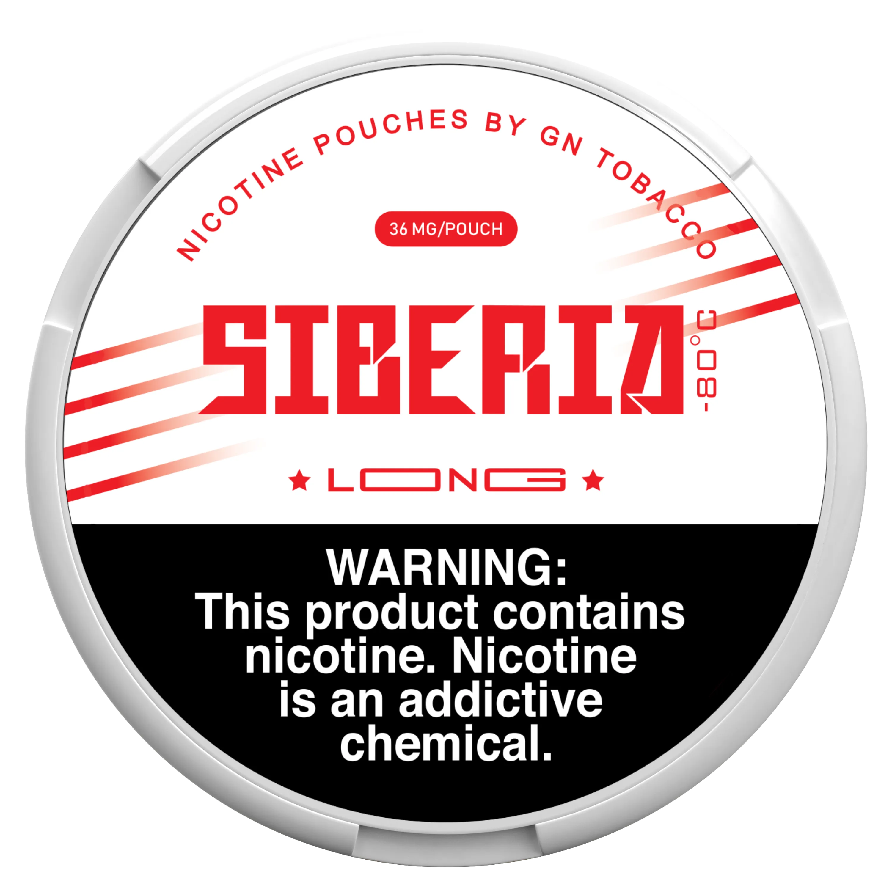 Largo Siberia Bolsas de Nicotina 36mg