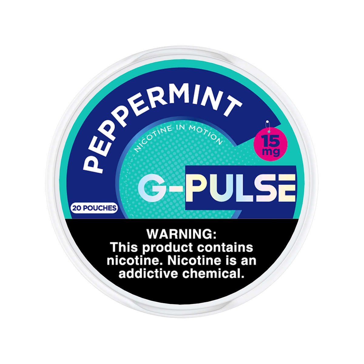 Peppermint G-Pulse Bolsas de Nicotina 15mg