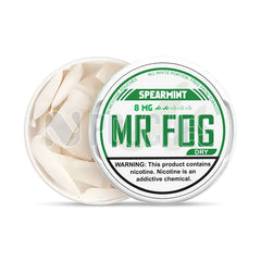 Open Box Spearmint Mr Fog Nicotine Pouches 8mg Dry