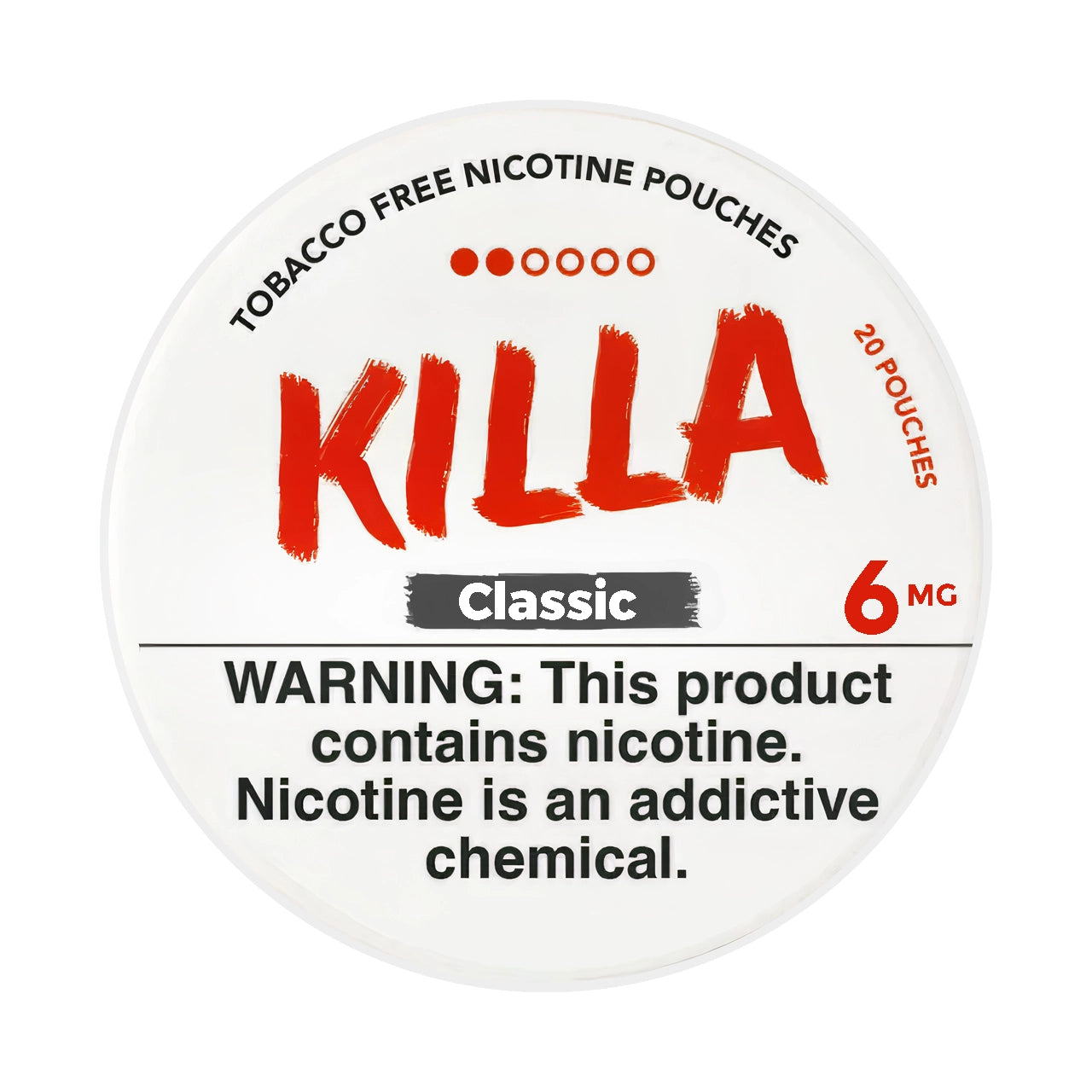 Classic Killa Nicotine Pouches 6mg