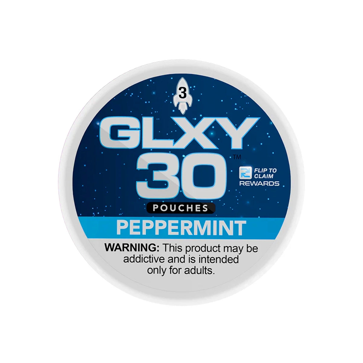Peppermint GLXY Nicotine Pouches 3mg