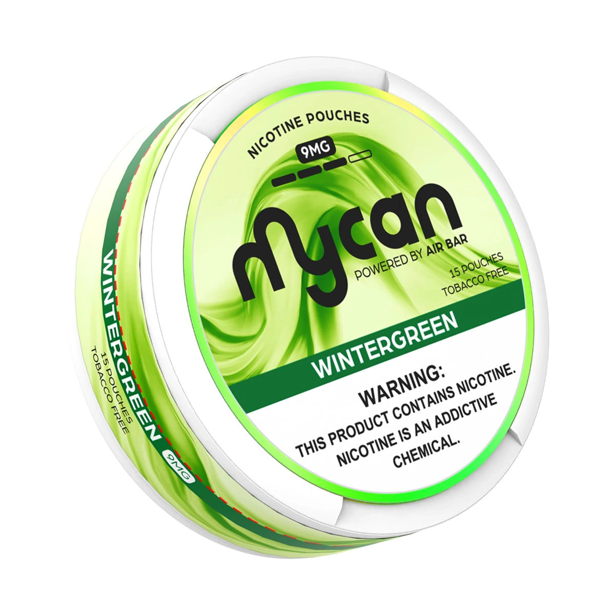 Wintergreen Air Bar myCan Nicotine Pouches 9mg