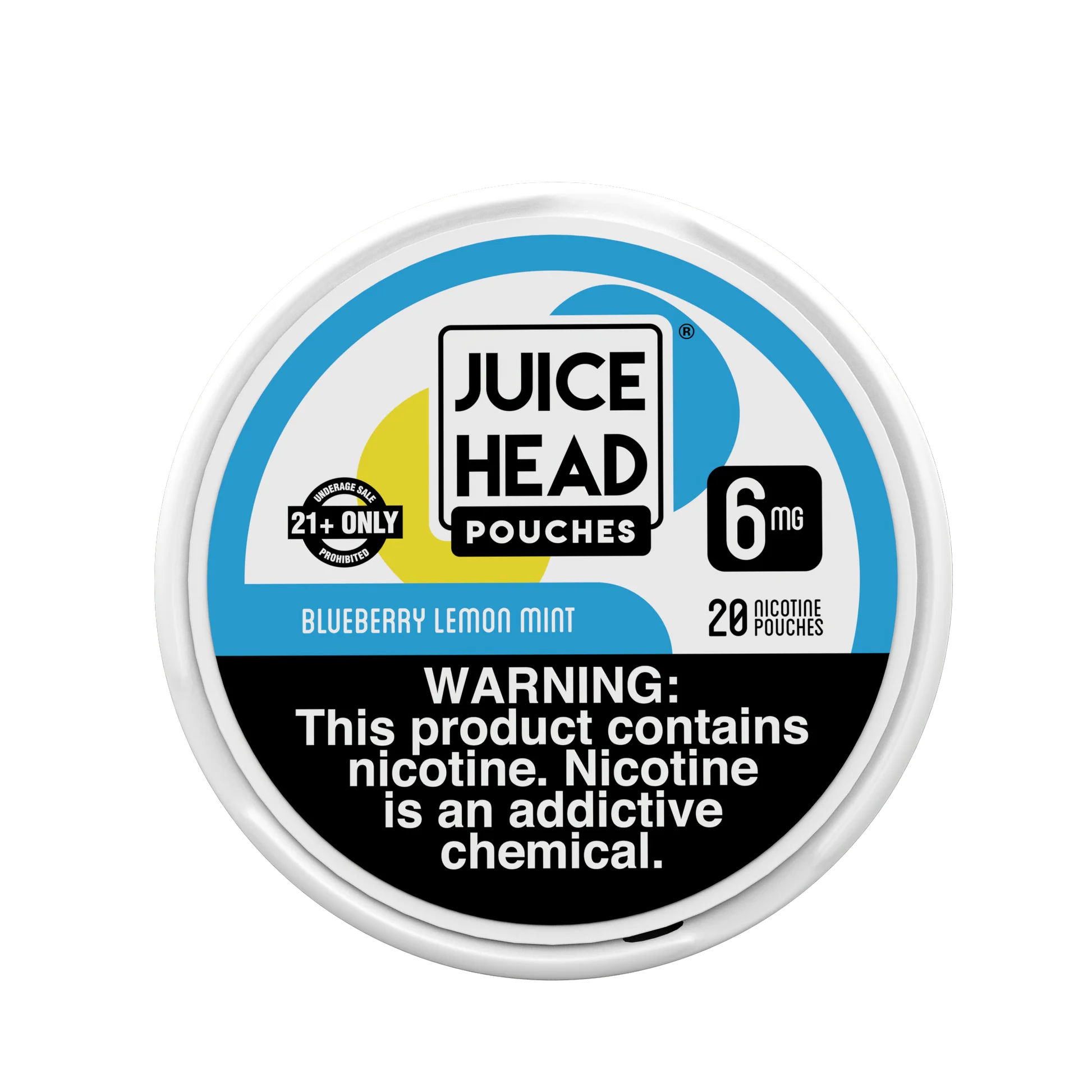 Blueberry Lemon Mint Juice Head Nicotine Pouches 6mg