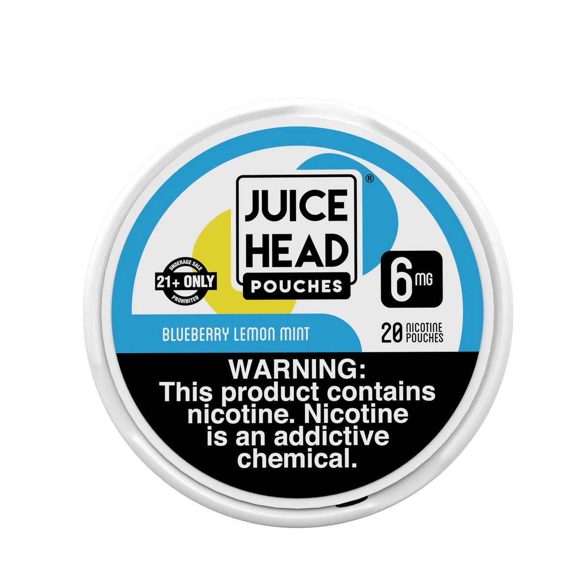 Blueberry Lemon Mint Juice Head Nicotine Pouches 6mg