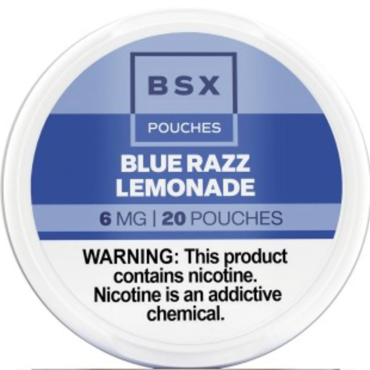 Blue Razz Lemonade BSX Nicotine Pouches 6mg