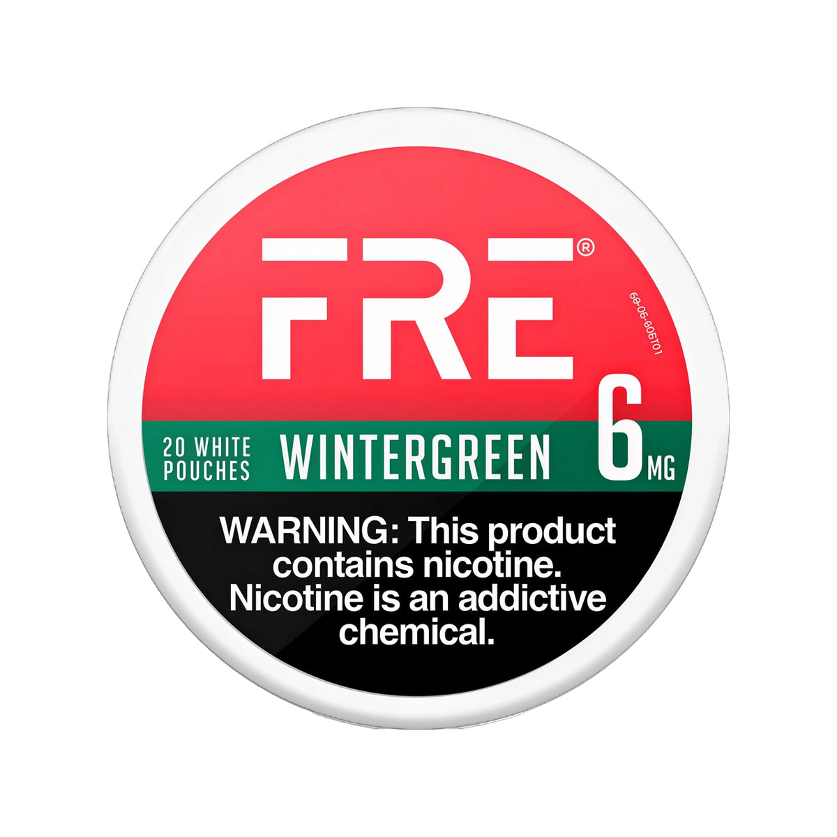 Wintergreen Fre Nicotine Pouches 6mg