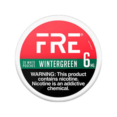 Wintergreen Fre Nicotine Pouches 6mg