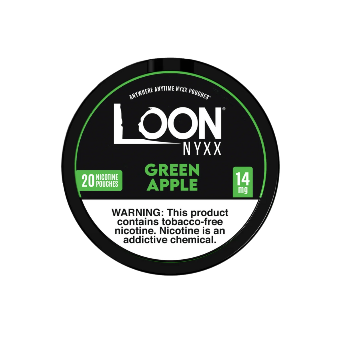 Green Apple Loon NYXX Nicotine Pouches 14mg