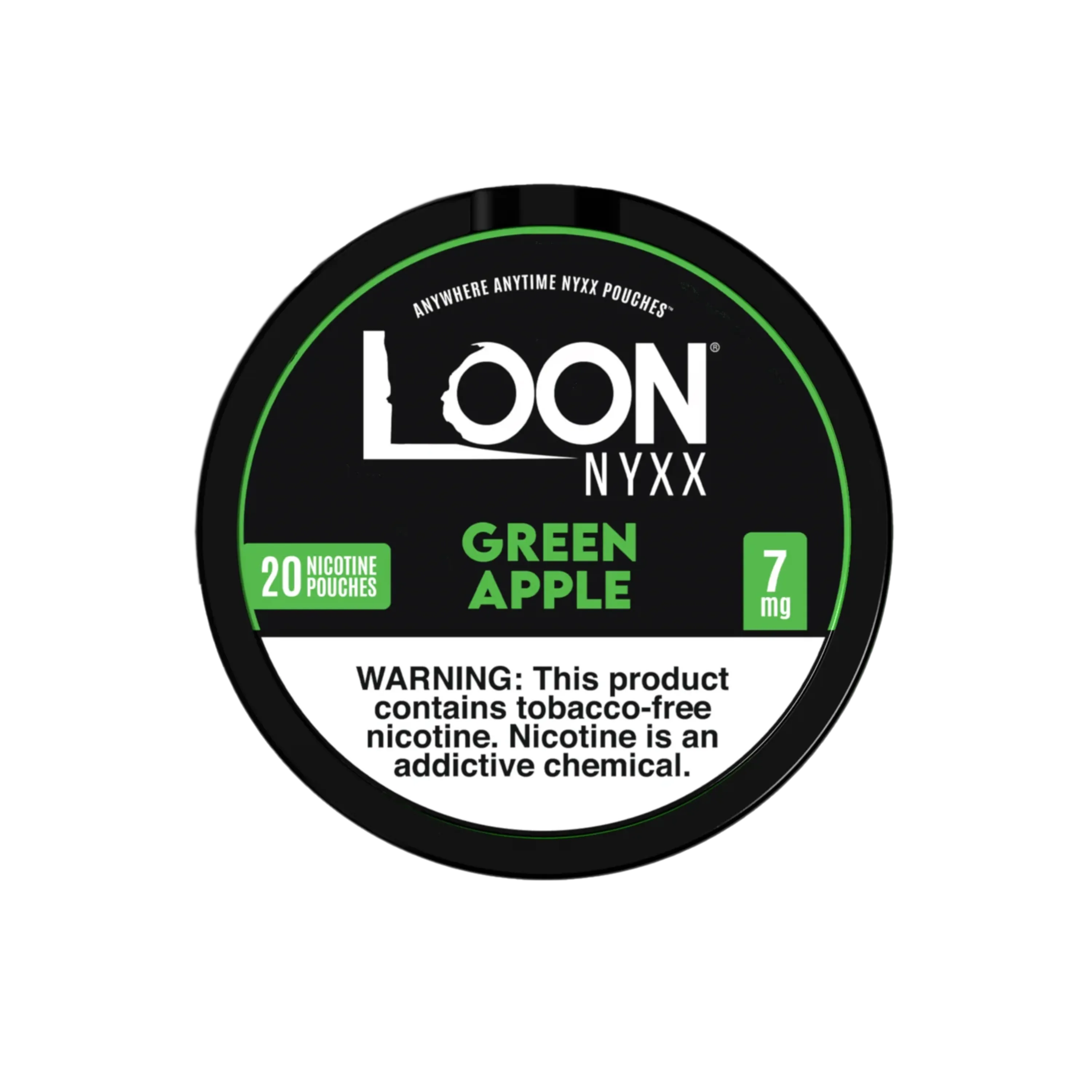 Green Apple Loon NYXX Nicotine Pouches 7mg