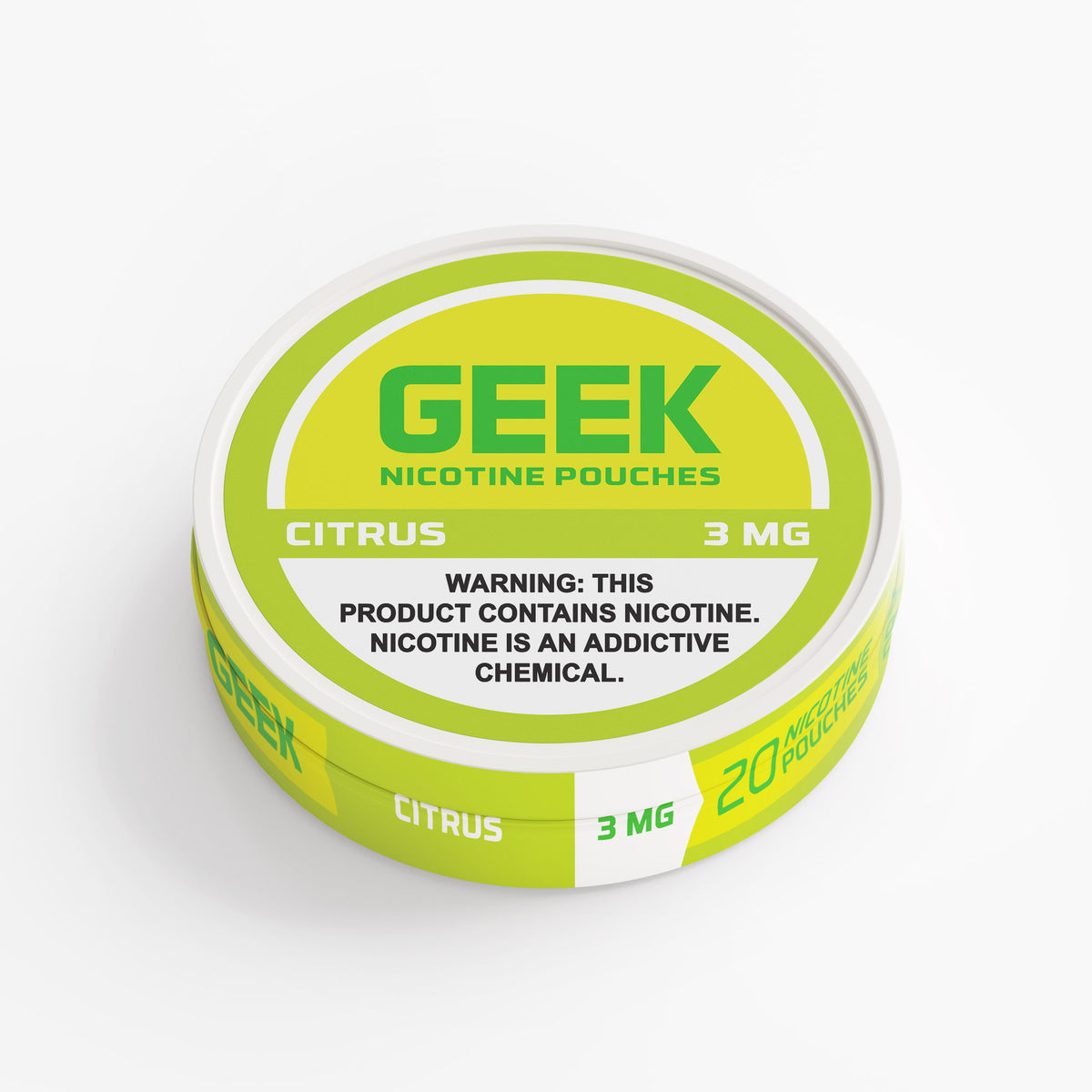 Citrus GEEK Nicotine Pouches 3mg