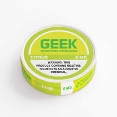 Citrus GEEK Nicotine Pouches 6mg