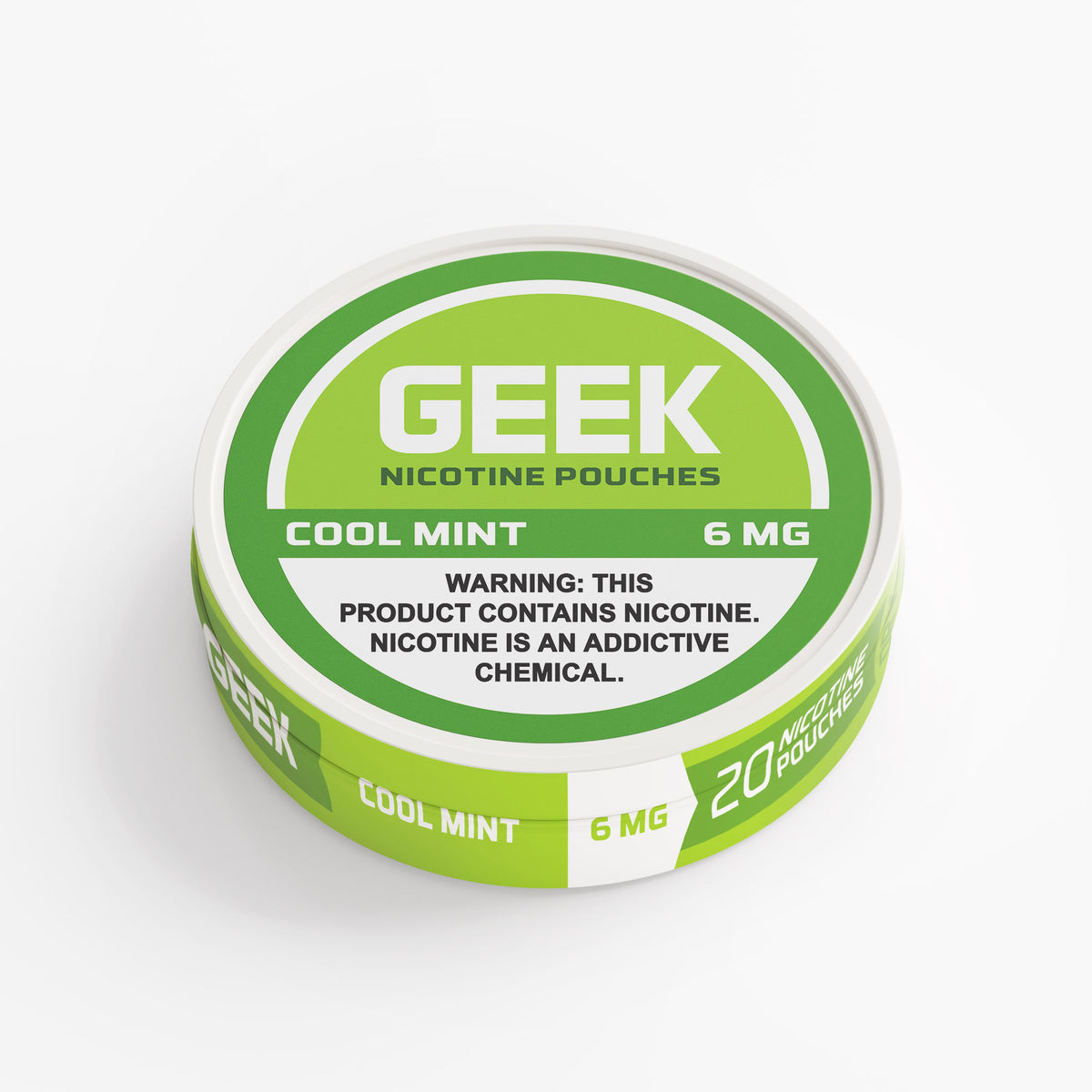 Cool Mint GEEK Nicotine Pouches 6mg