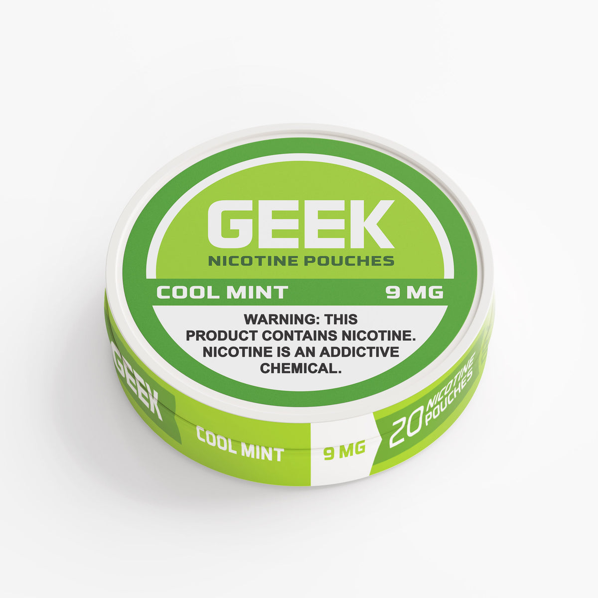 Cool Mint GEEK Nicotine Pouches 9mg