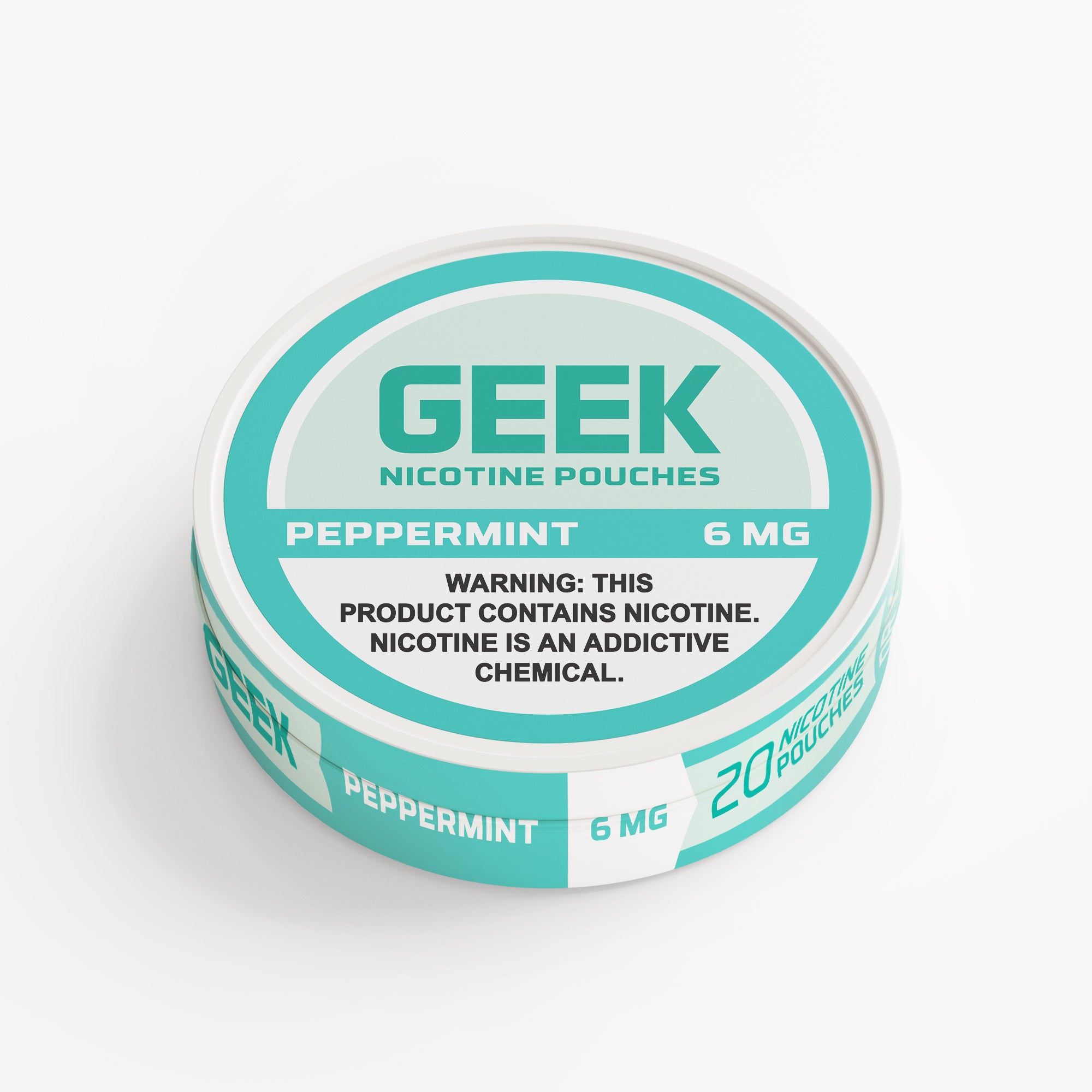 Peppermint GEEK Nicotine Pouches 6mg