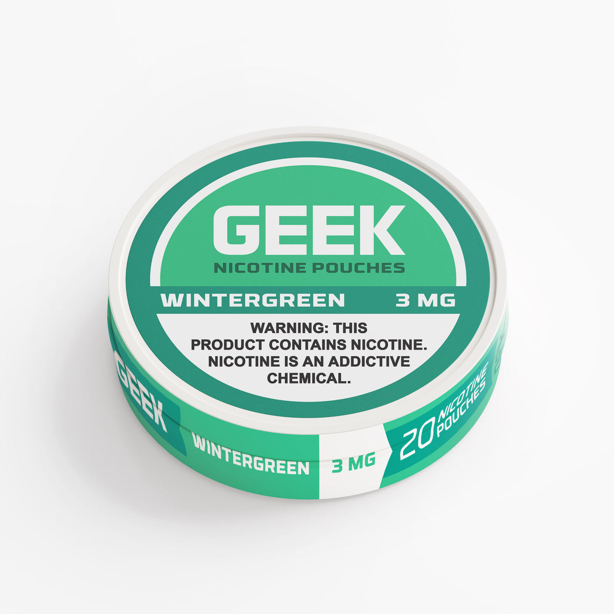 Wintergreen GEEK Nicotine Pouches 3mg