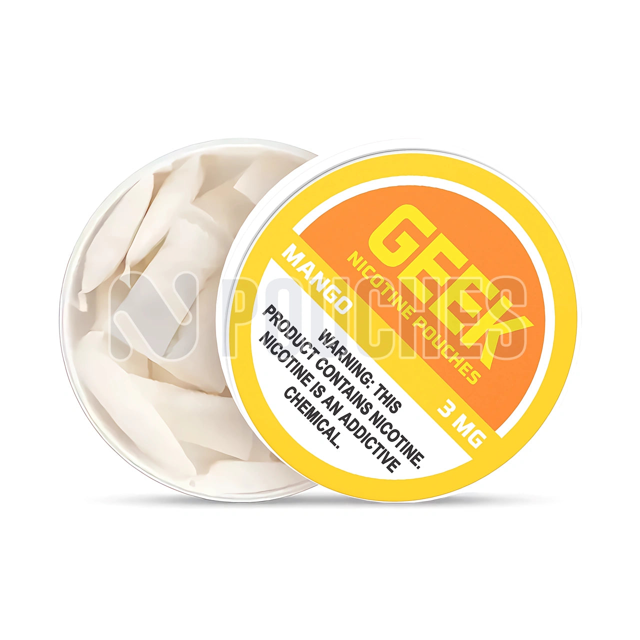 Open Box Mango GEEK Nicotine Pouches 3mg