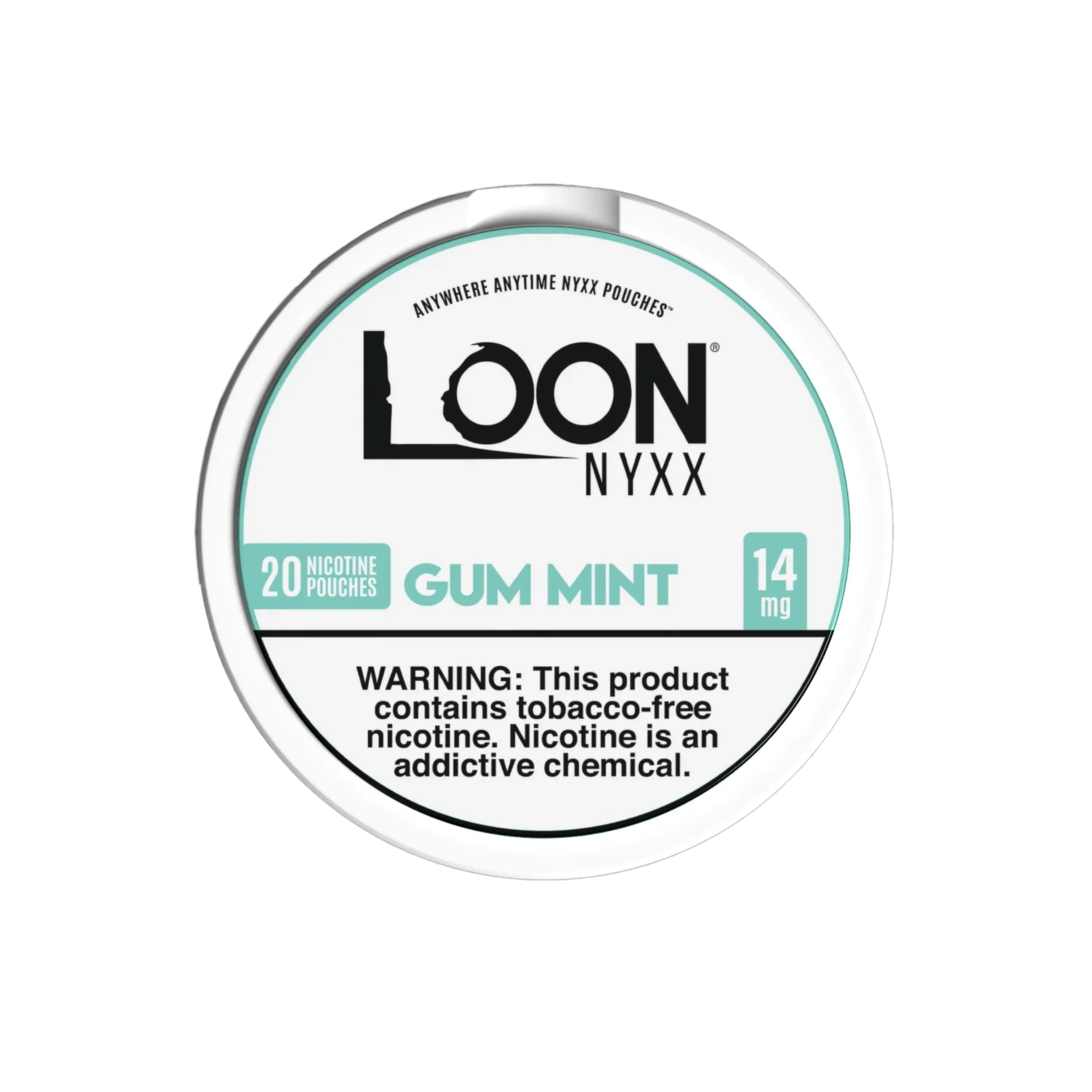 Gum Mint Loon NYXX Nicotine Pouches 14mg