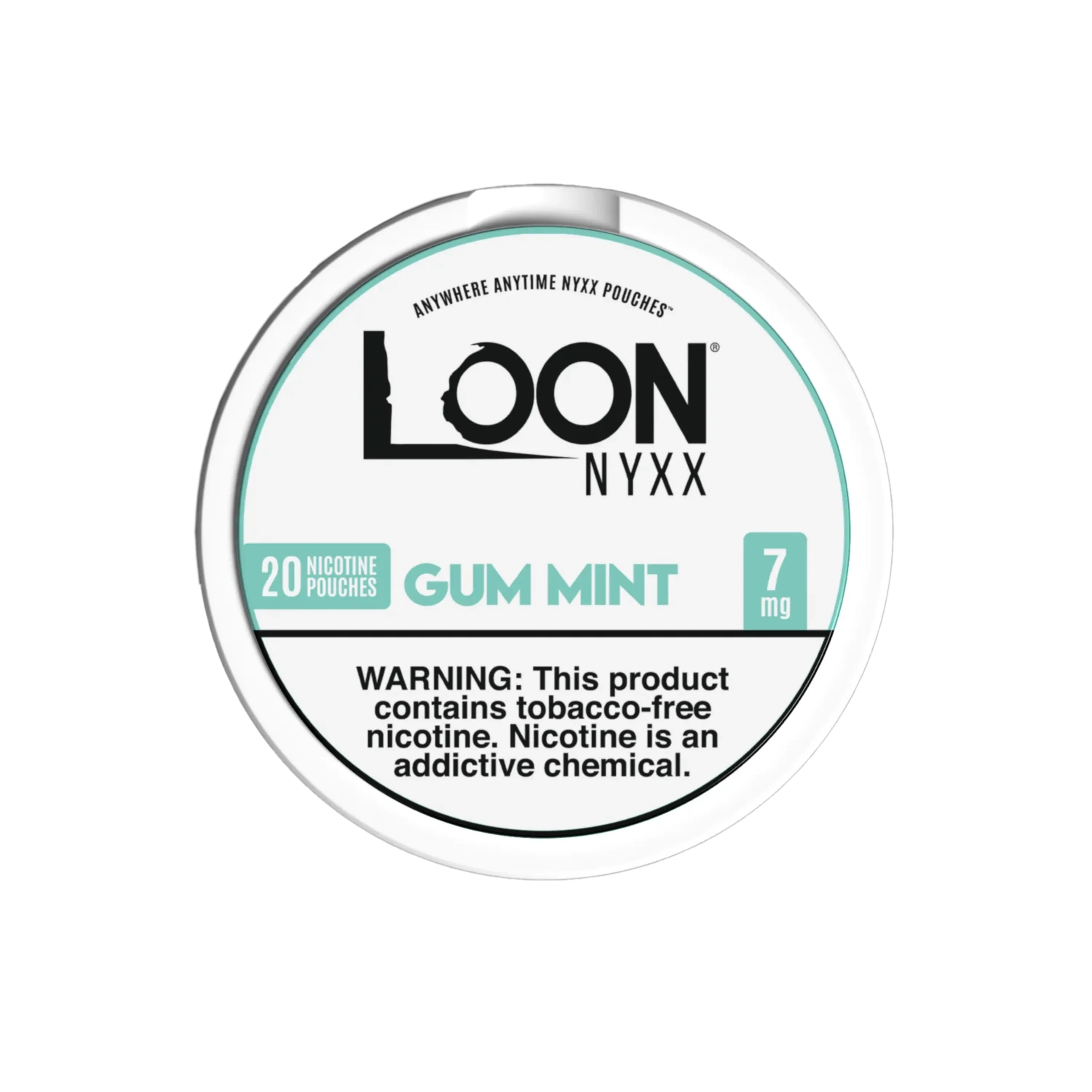 Gum Mint Loon NYXX Nicotine Pouches 7mg