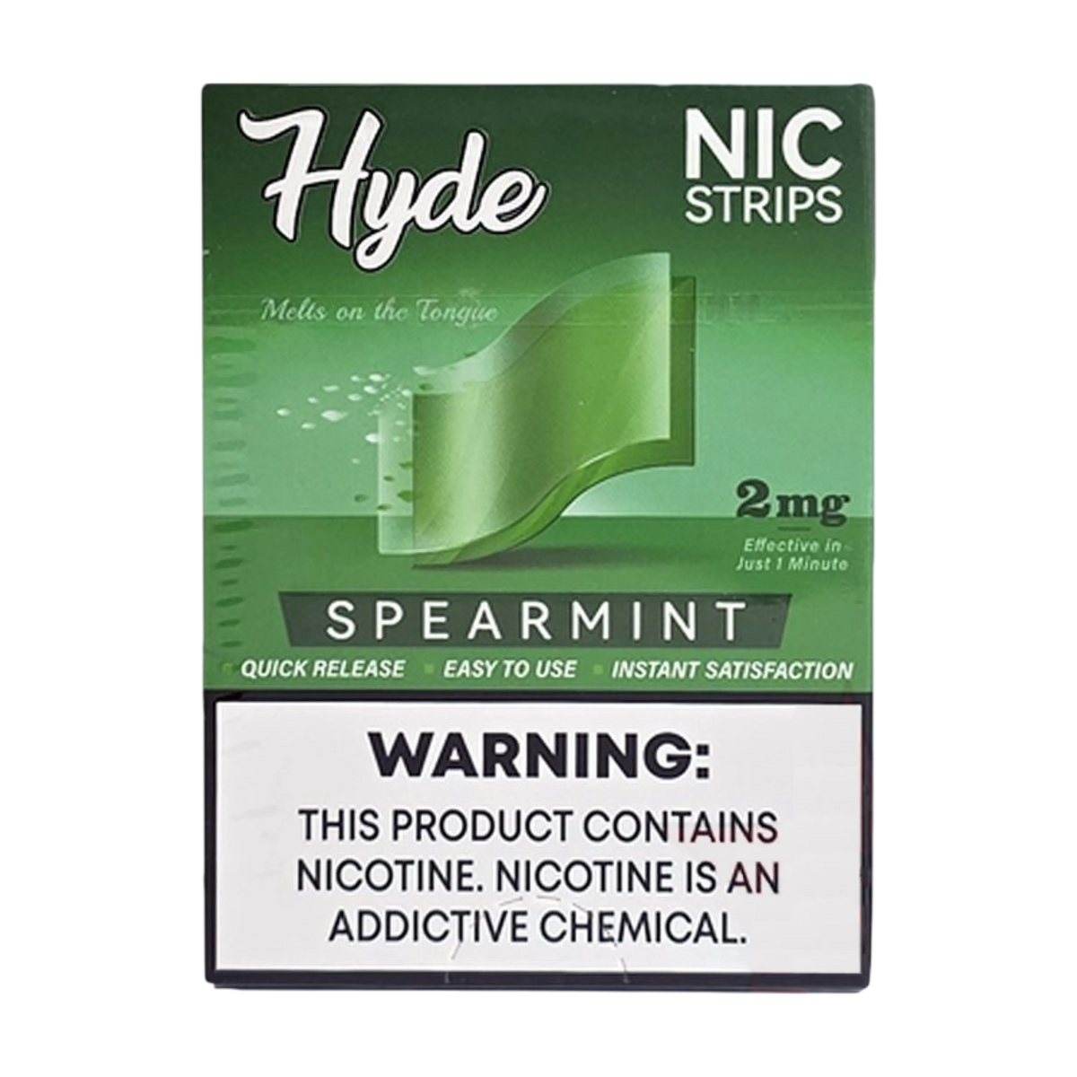 Spearmint Hyde Nicotine Strips