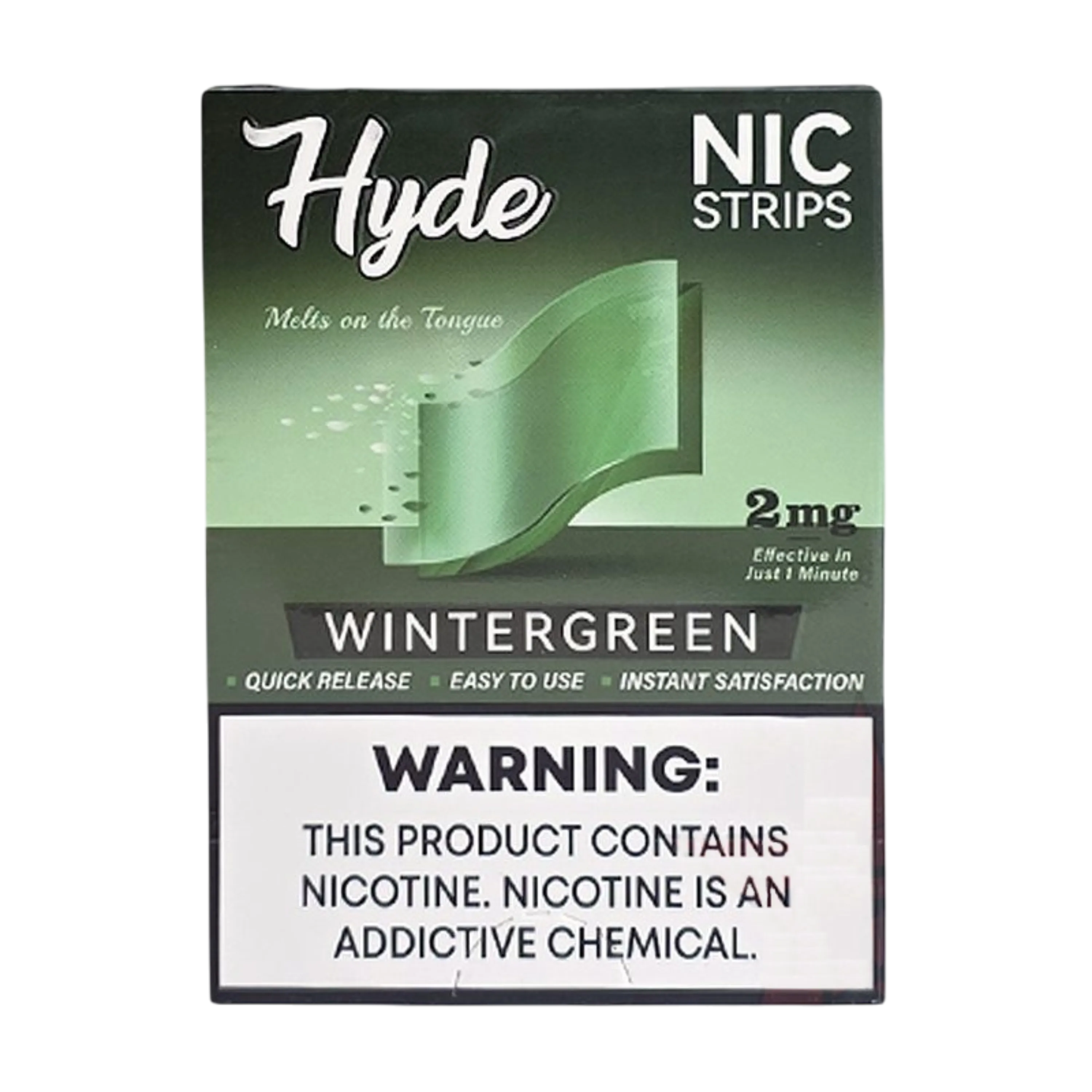 Wintergreen Hyde Nicotine Strips 2mg