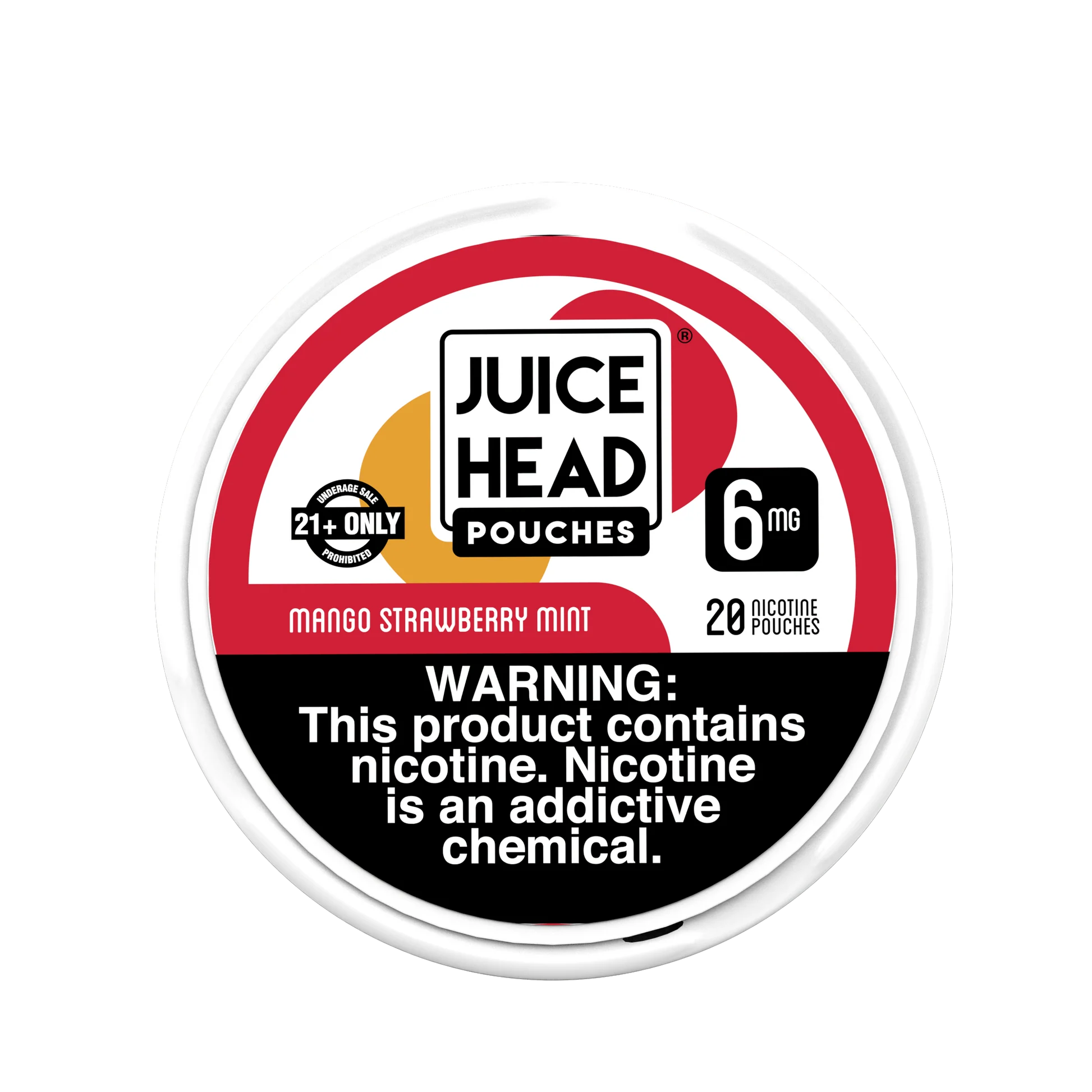 Mango Strawberry Mint Juice Head Nicotine Pouches 6mg