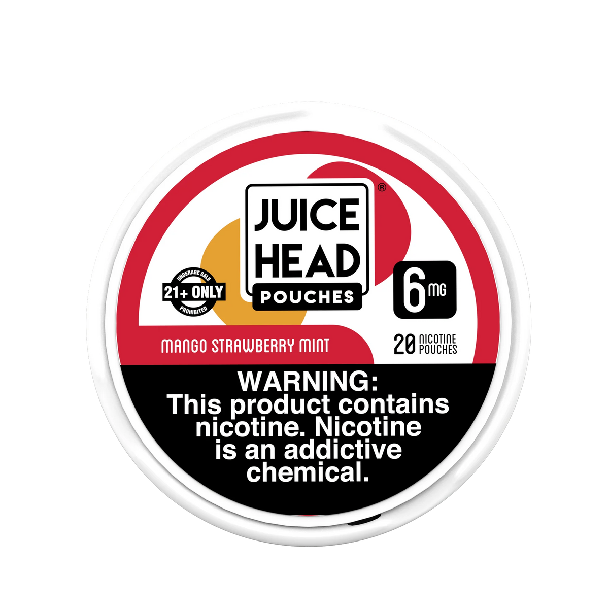 Mango Strawberry Mint Juice Head Nicotine Pouches 6mg