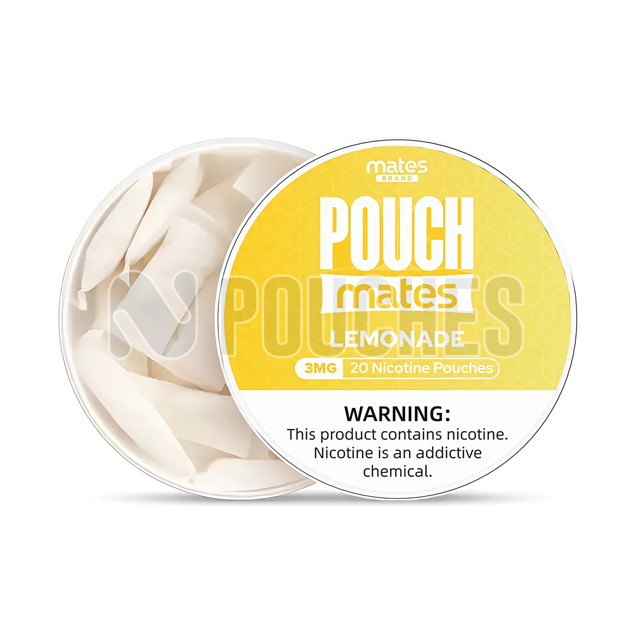 Open Box Lemonade PouchMates Nicotine Pouches 3mg