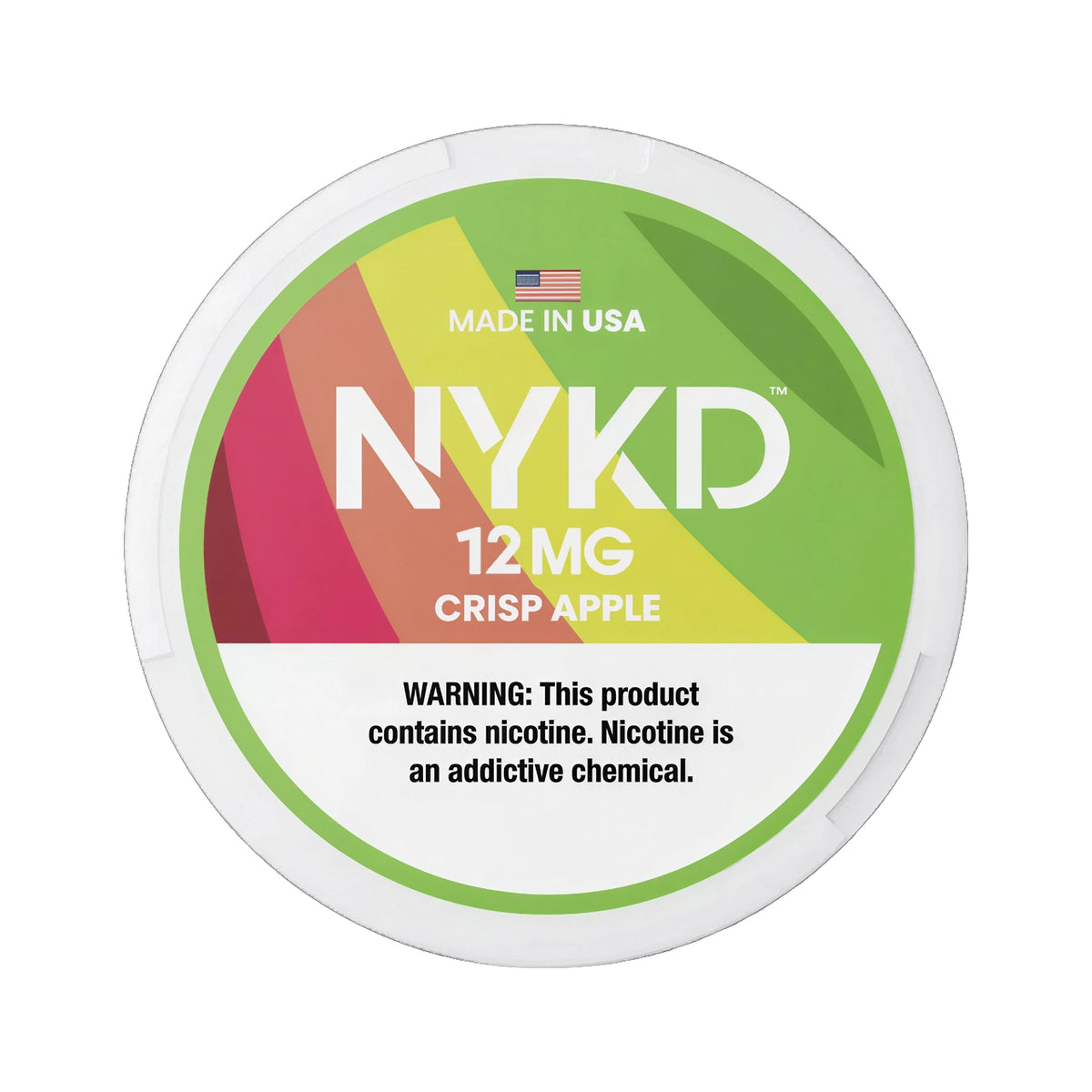 Crisp Apple NYKD Nicotine Pouches 12mg