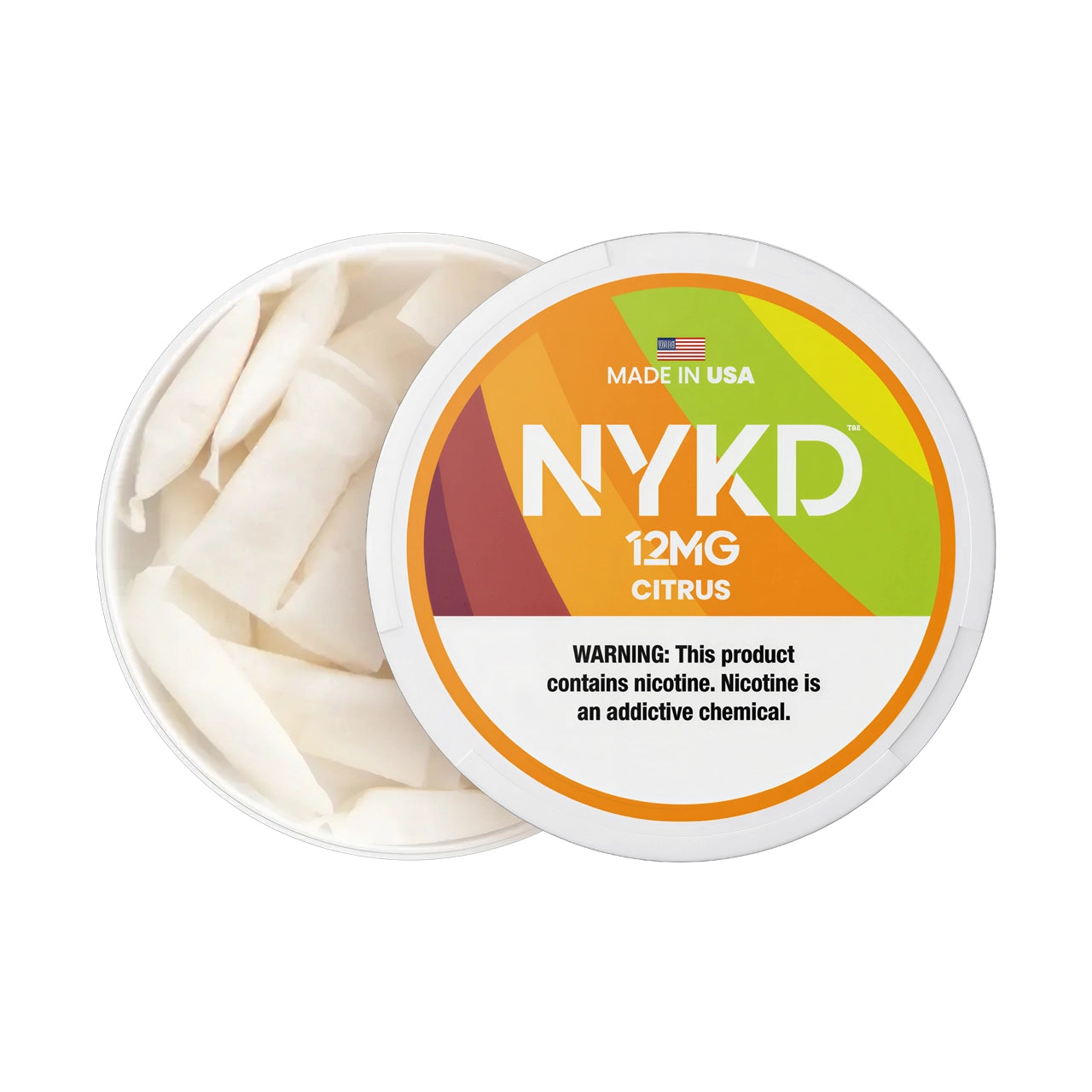 Citrus NYKD Nicotine Pouches 12mg
