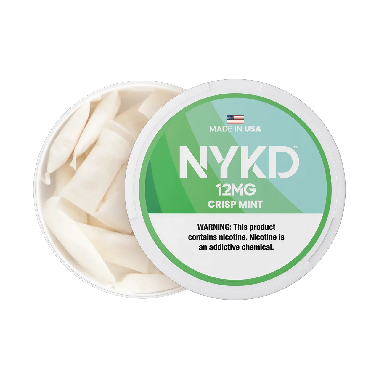 Crisp Mint NYKD Nicotine Pouches 12mg