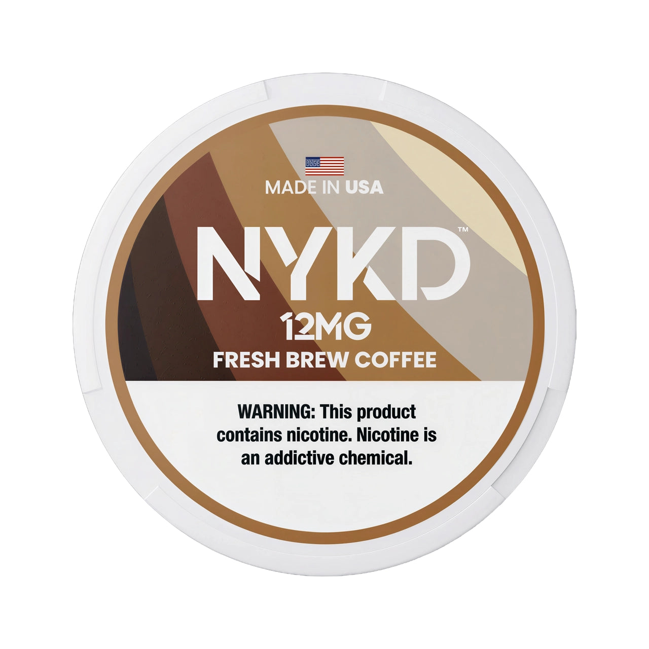 Fresh Brew Coffee NYKD Nicotine Pouches 12mg