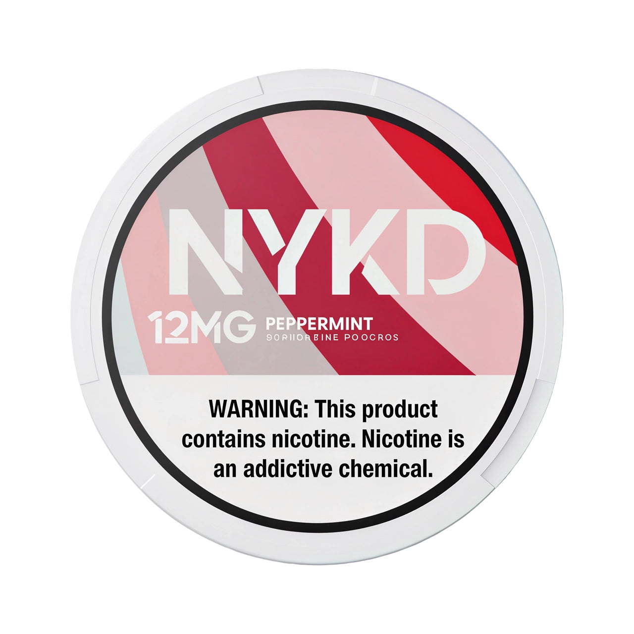 Peppermint NYKD Nicotine Pouches 12mg